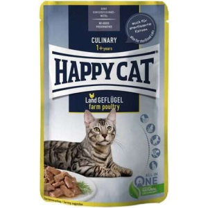 Happy Cat Happy Cat Meat in Sauce Land-Geflügel l alutasakos eledel baromfihússal macskáknak (24 x 85 g) 2....