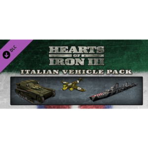 Paradox Interactive Hearts of Iron III - Italian Vehicle Pack (PC - Steam elektronikus játék licensz)