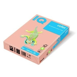 IQ Fénymásolópapír színes IQ Color A/4 80 gr pasztel flamingó OPI74 500 ív/csomag