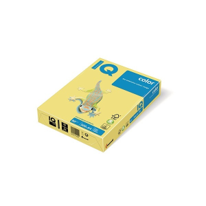 IQ Fénymásolópapír színes IQ Color A/4 80 gr pasztel sárga YE23 500 ív/csomag