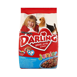  Állateledel száraz PURINA Darling Junior kutyáknak 8kg