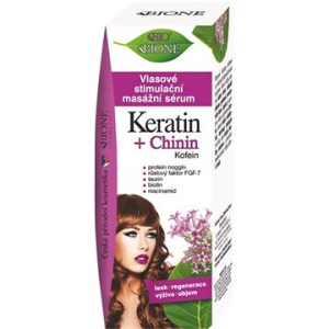 Bione Cosmetics Bio Kinin és Keratin Stimuláló masszázs szérum hajra 215 ml