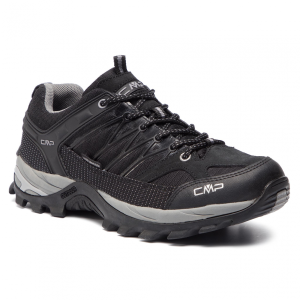 CMP Bakancs CMP - Rigel Low Trekking Shoes Wp 3Q54457 Nero/Grey 73UC