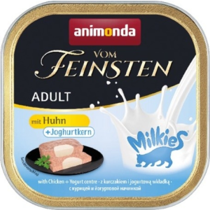 Animonda Vom Feinsten csirkehúsos macskaeledel joghurtos szószban (16 x 100 g) 1600 g