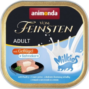 Animonda Vom Feinsten baromfihúsos macskaeledel tejszínes töltelékkel (16 x 100 g) 1600 g