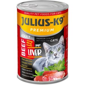  Julius-K9 Cat Adult Beef & Liver nedveseledel (20 x 415 g) 8.3 kg