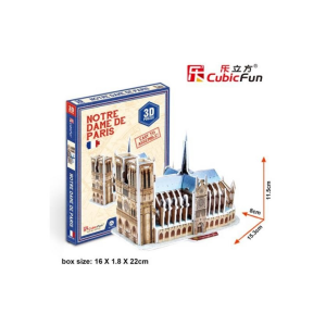  3D puzzle mini- Notre Dame-39db-os