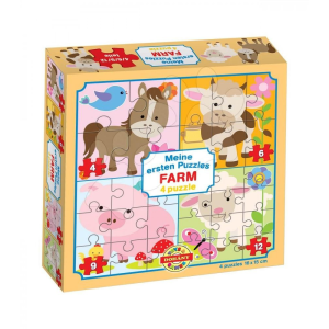 D-Toys &amp; Games Meine Ersten Puzzles Kirakós játékok farm téma