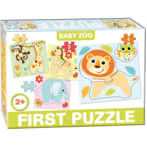 D-Toys &amp; Games First Puzzle kirakós játék baby zoo téma