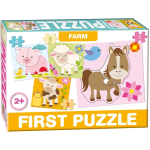 D-Toys &amp; Games First Puzzle kirakós játék farm téma