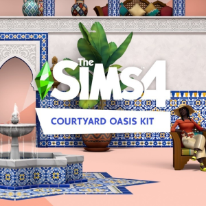 Electronic Arts Inc. The Sims 4 - Courtyard Oasis Kit (DLC) (Digitális kulcs - PC)