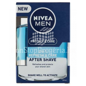 Nivea NIVEA MEN after shave lotion 100 ml Protect&amp;Care 2in1 frissítő és ápoló