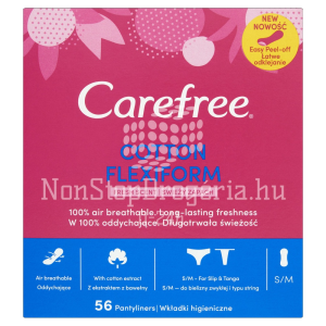 Carefree Carefree tisztasági betét 56 db Cotton Flexiform Fresh