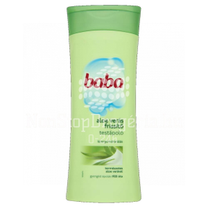 Baba BABA testápoló 400 ml Aloe verás frissítő