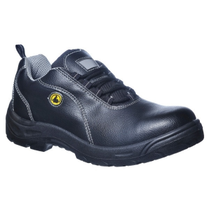 Portwest FC02 Compositelite Portwest ESD S1 munkavédelmi cipő, bőr felsőrésszel, kompozit orrmerevítővel