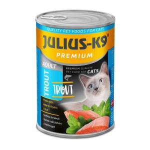 Julius K-9 JULIUS - K9 macska - nedveseledel (pisztráng) felnőtt macskák részére (415g)