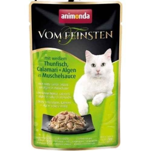 Animonda Vom Feinsten Pouch (tonhal,tintahal,alga,kagylószószban) alutasakos - Felnőtt macskák részére (50g)