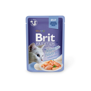 Brit Brit Premium Cat Jelly - Salmon Fillets 6 x 85 g