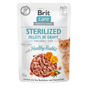 Brit Brit Care Cat Sterilized Fillets in Gravy - Rabbit 6 x 85 g