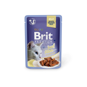 Brit Brit Premium Cat Jelly - Beef Fillets 6 x 85 g