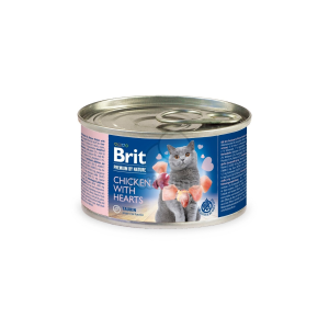 Brit Brit Premium by Nature Cat - Chicken with Hearts 6 x 200 g