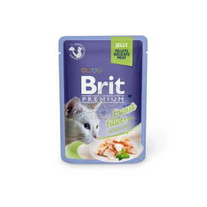 Brit Brit Premium Cat Jelly - Trout Fillets 24 x 85 g