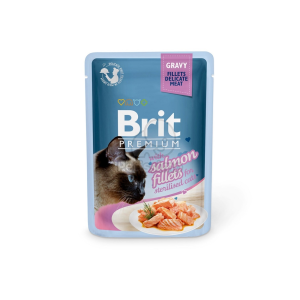 Brit Brit Premium Cat Gravy - Salmon Fillets 24 x 85 g