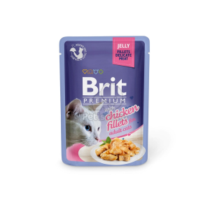 Brit Brit Premium Cat Jelly - Chicken Fillets 24 x 85 g