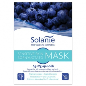 Solanie Alginát Sensitive bőrnyugtató maszk, 8 g