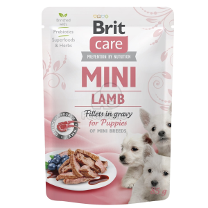 Brit Brit Care Mini Fillets in Gravy for Puppies - Lamb 85 g