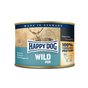 Happy Dog Happy Dog Wild Pur - Vadhúsos konzerv 24 x 200 g