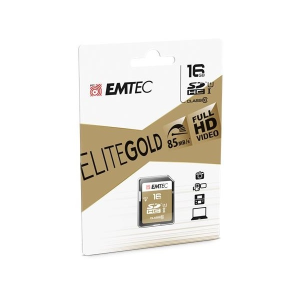 Emtec 16 GB SDHC Card Elite Gold (Class 10, UHS-I) 1 adapter