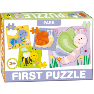 D-Toys &amp; Games First Puzzle kirakós játék park állatai téma