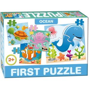 D-Toys &amp; Games First Puzzle kirakós játék óceán állatai téma