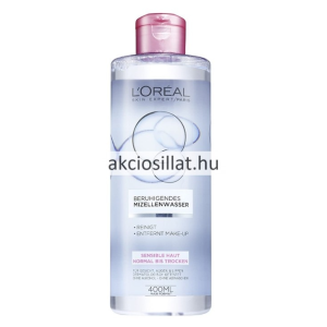 L&#039;oréal Micellar Sensitive micellás arctisztító víz érzékeny bőrre 400ml