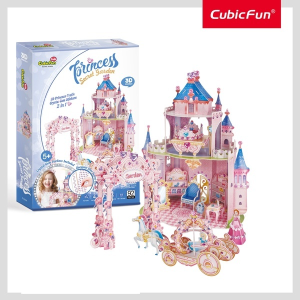 CubicFun : A hercegnő titkos kertje 3D puzzle, 92 db-os