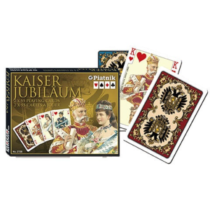 Piatnik Luxus römi kártya – Kaiser Jubiläum 2×55 lap – Piatnik