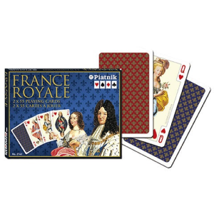 Piatnik Luxus römi kártya – France Royale 2×55 lap – Piatnik
