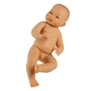 Llorens Fiú csecsemő baba ázsiai 45 cm