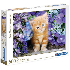 Clementoni Vörös cica HQC 500 db-os puzzle – Clementoni