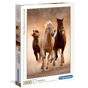 Clementoni Vágtázó lovak HQC 1000 db-os puzzle – Clementoni