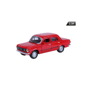  Makett autó, 01:34, PRL Fiat 125p piros.