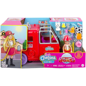 Mattel Barbie: Chelsea tűzoltóautó játékszett – Mattel