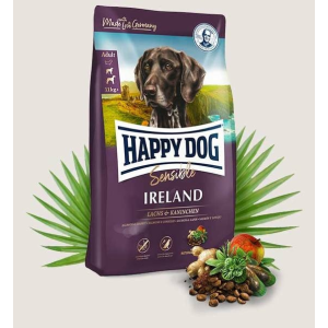 Happy Dog Kullancs elleni védelemmel : Happy Dog Supreme Ireland (Irland) 12,5kg. Sensibile , A kosárnál 1db Kullancs és bolha elleni cseppet tudsz választani a