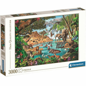 Clementoni Afrikai Vízlelőhely HQC puzzle 3000 db-os – Clementoni