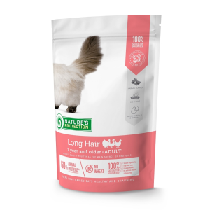 Natures Protection Cat Adult Long Hair Poultry 400g