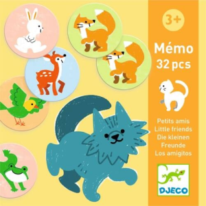 DJECO Memóriajáték - Kis barátok - Memo Little friends - Djeco