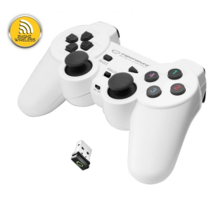 Esperanza EGG108W Gladiator Wireless Gamepad PS3/PC White (EGG108W) - Kontrollerek