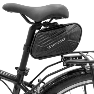 Wozinsky Wozinsky nyereg alá szerelhető kerékpáros táska, 1,5L - WBB27BK, Fekete