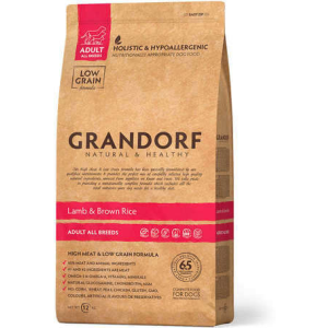  Grandorf Adult Low Grain Hypoallergenic Lamb & Brown Rice 12 kg
